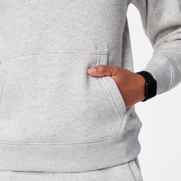 women's Heather Grey Off-Shift ¼ Zip - Sweatshirt™