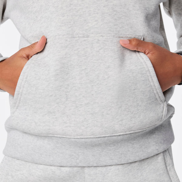 women's Heather Grey Off-Shift - Hoodie Sweatshirt™