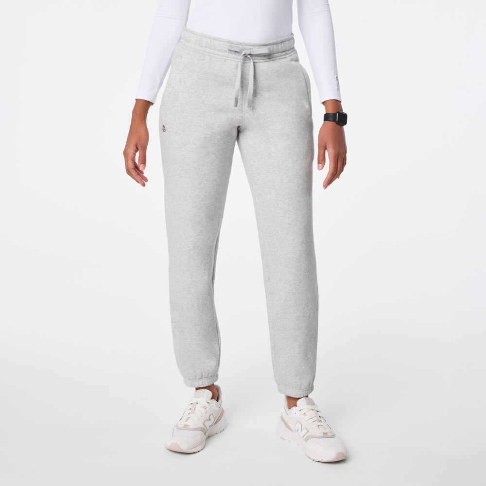 women's Heather Grey Off-Shift Relaxed - Jogger Sweatpant™