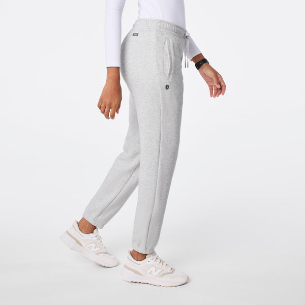 women's Heather Grey Off-Shift Relaxed - Jogger Sweatpant™