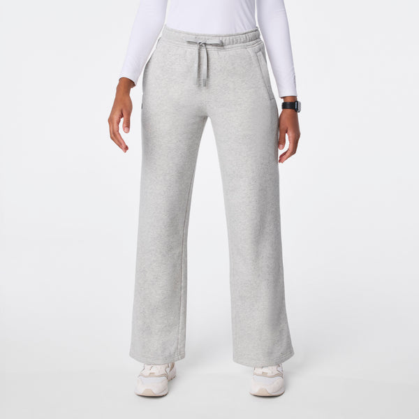 women's Heather Grey Off-Shift Wide Leg - Sweatpant™