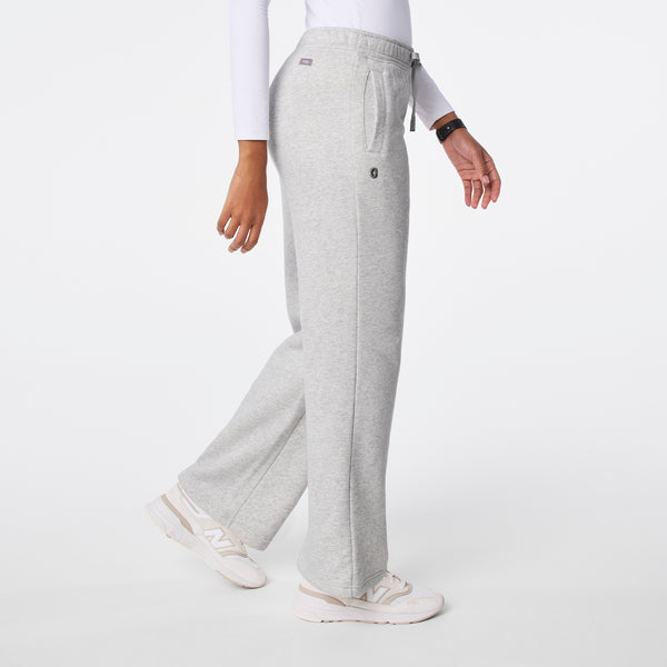 women's Heather Grey Off-Shift Wide Leg - Sweatpant™