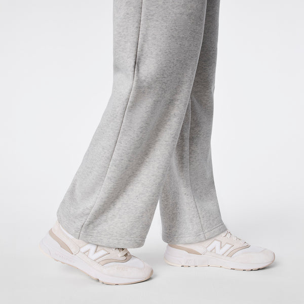 women's Heather Grey Off-Shift Wide Leg - Sweatpant™