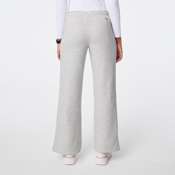 women's Heather Grey Off-Shift Wide Leg - Sweatpant™
