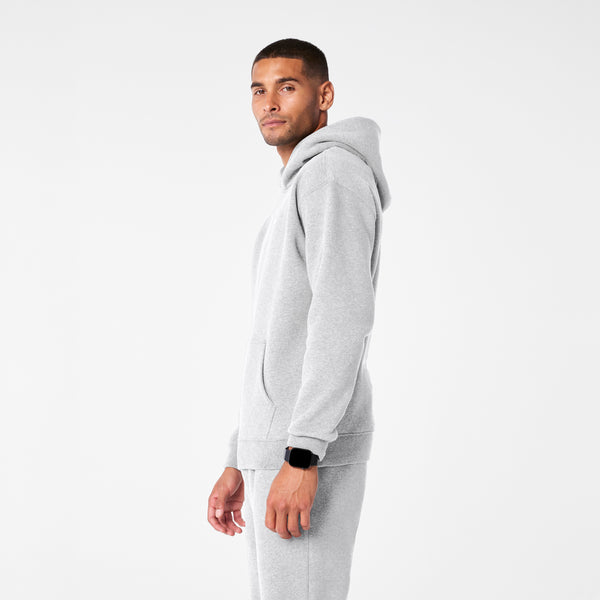 men's Heather Grey Off-Shift - Hoodie Sweatshirt™