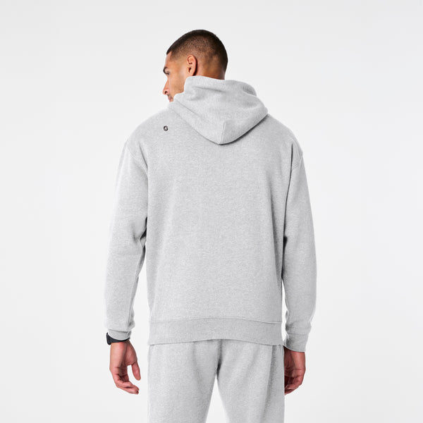 men's Heather Grey Off-Shift - Hoodie Sweatshirt™