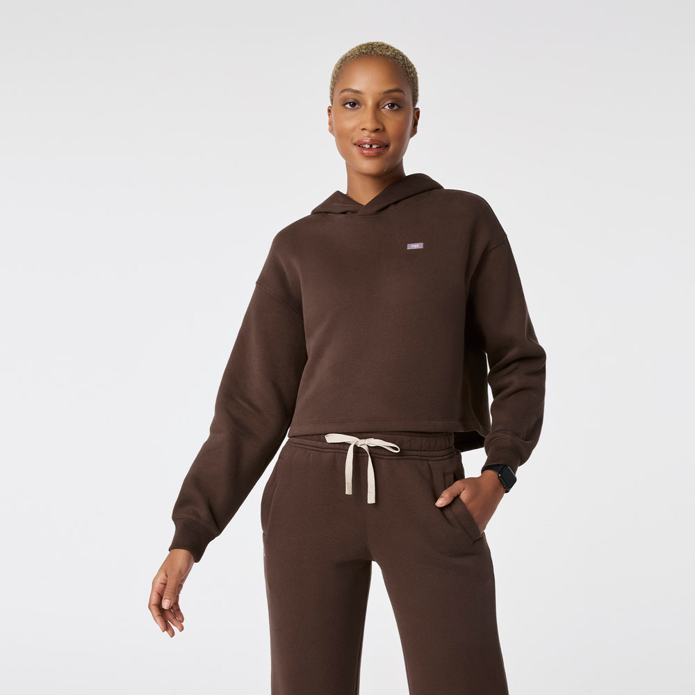 women's Hot Fudge Off-Shift Cropped - Hoodie Sweatshirt™