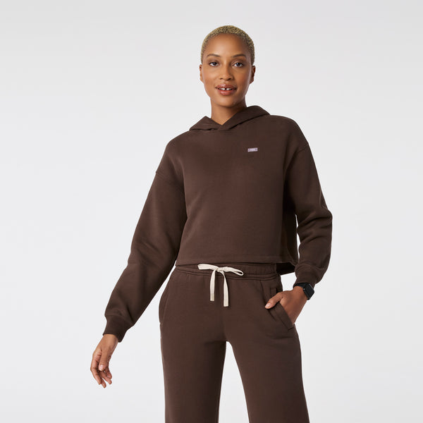 women's Hot Fudge Off-Shift Cropped - Hoodie Sweatshirt™