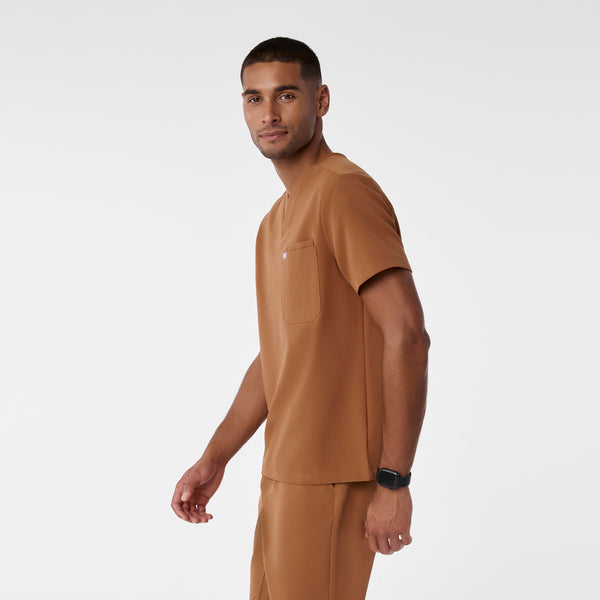 men's Mocha  Leon - Three-Pocket Scrub Top™