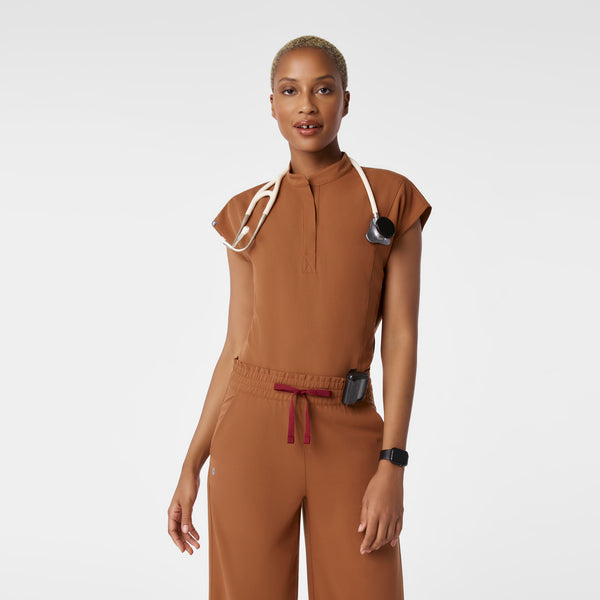 women's Mocha Rafaela Scrubbodysuit™