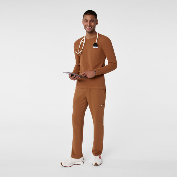 men's Mocha Waffle - Longsleeve Underscrub