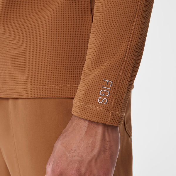 men's Mocha Waffle - Longsleeve Underscrub