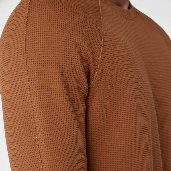 men's Mocha Waffle - Longsleeve Underscrub