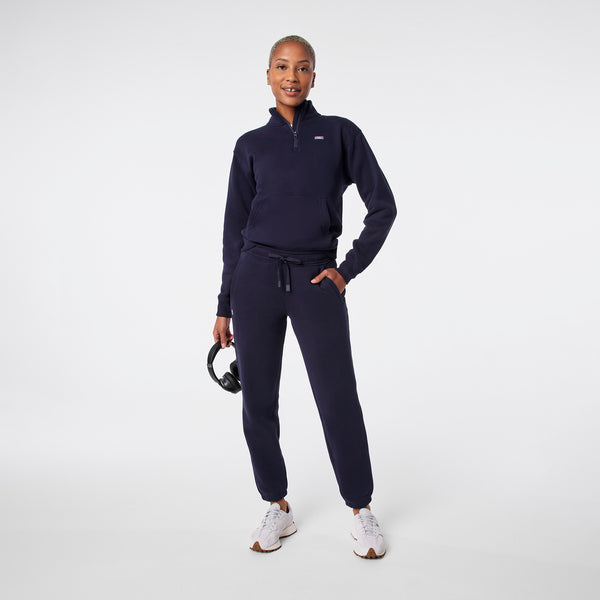 women's Navy Off-Shift ¼ Zip - Sweatshirt™