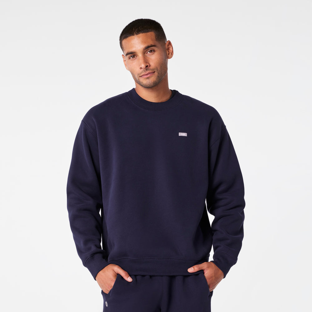 men's Navy Off-Shift Relaxed - Crewneck Sweatshirt™