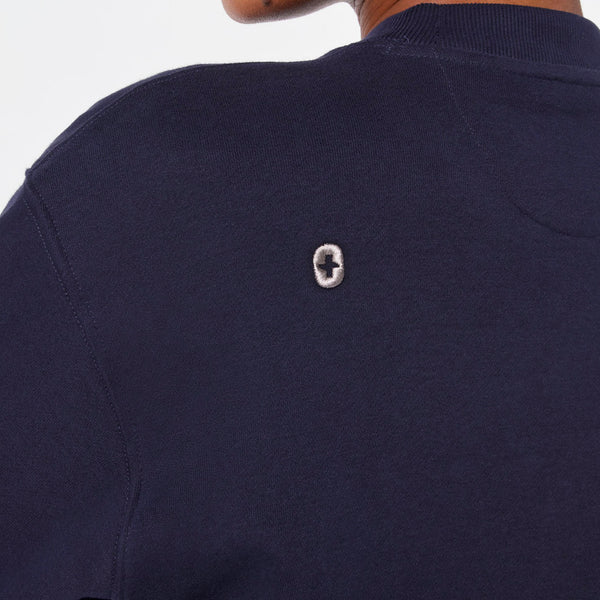 women's Navy Off-Shift Relaxed - Crewneck Sweatshirt™