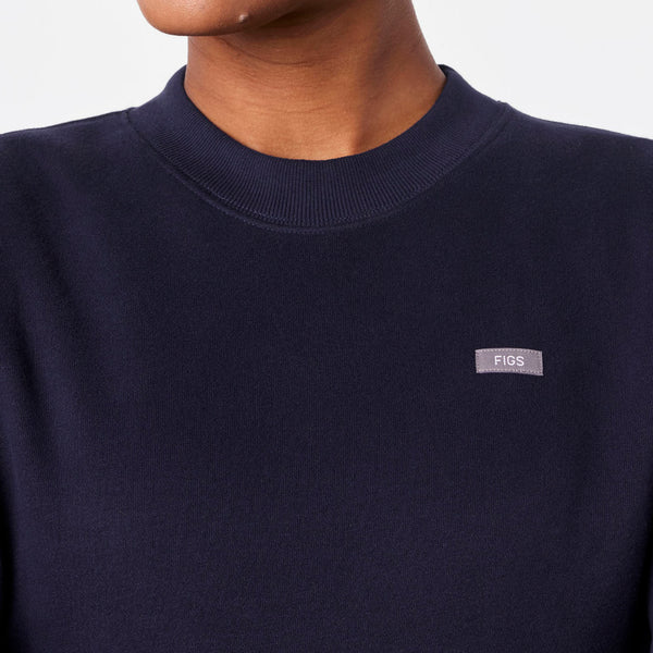 women's Navy Off-Shift Relaxed - Crewneck Sweatshirt™