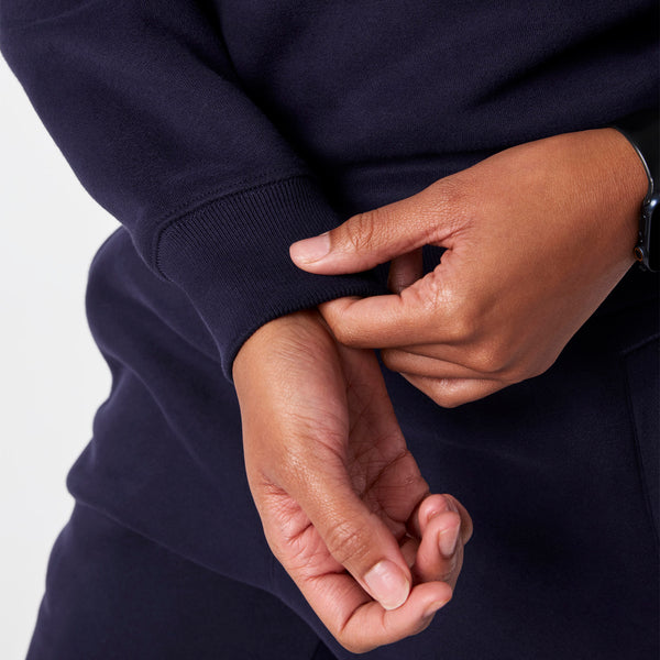 women's Navy Off-Shift Relaxed - Crewneck Sweatshirt™