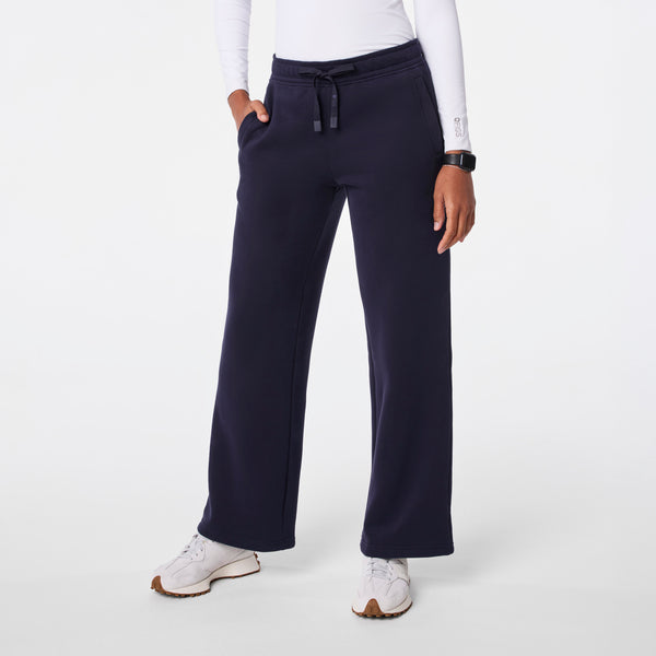 women's Navy Off-Shift Wide Leg - Sweatpant™