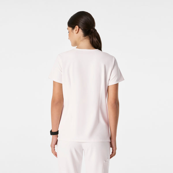 women's Off White Casma - Three-Pocket Scrub Top™