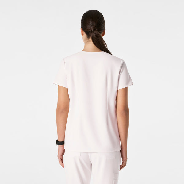 women's Off White Catarina Petite - One-Pocket Scrub Top™