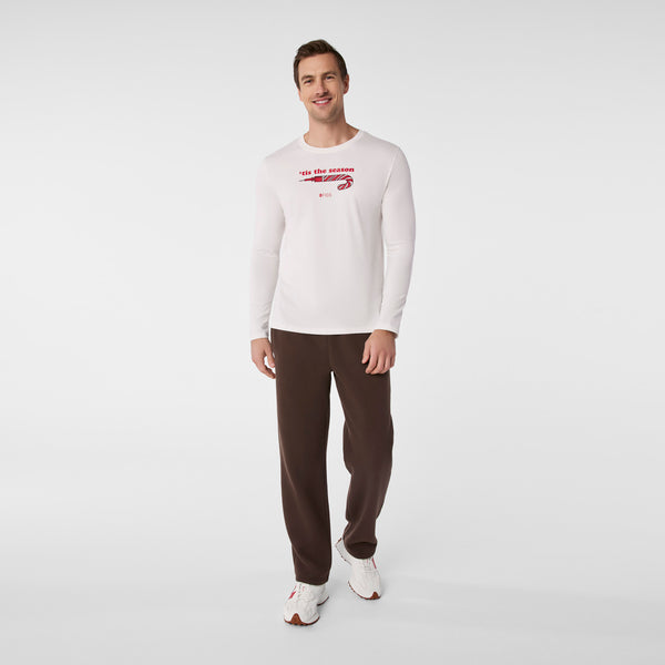 men's Off White Tis The Season Supersoft - Longsleeve Underscrub