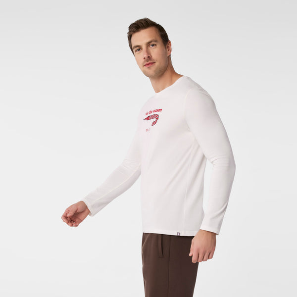 men's Off White Tis The Season Supersoft - Longsleeve Underscrub