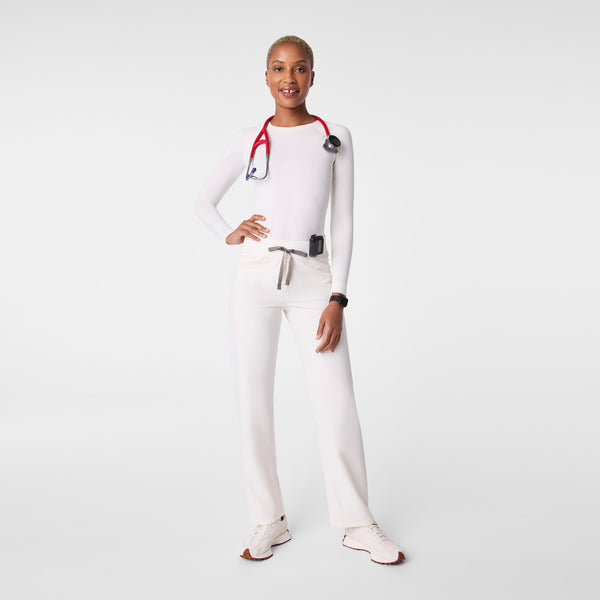 women's Off White High Waisted Livingston - Basic Scrub Pant™