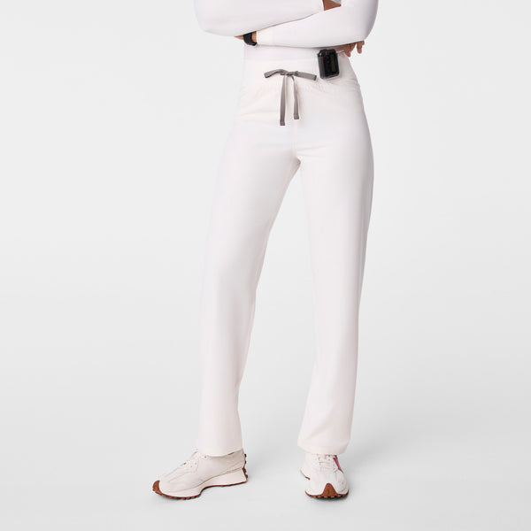 women's Off White High Waisted Livingston - Basic Scrub Pant™