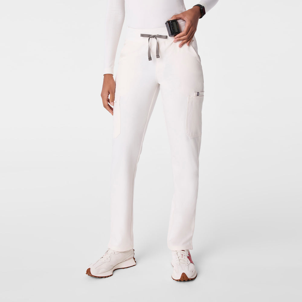 women's Off White  High Waisted Yola - Tall Skinny Scrub Pant™