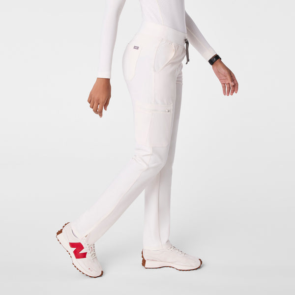 women's Off White  High Waisted Yola - Petite Skinny Scrub Pant™