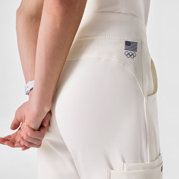 women's Off White FIGS x Team USA Kade - Petite Cargo Scrub Pant™
