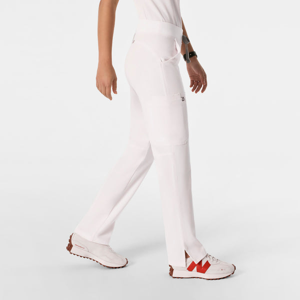 women's Off White Kade - Petite Cargo Scrub Pant™