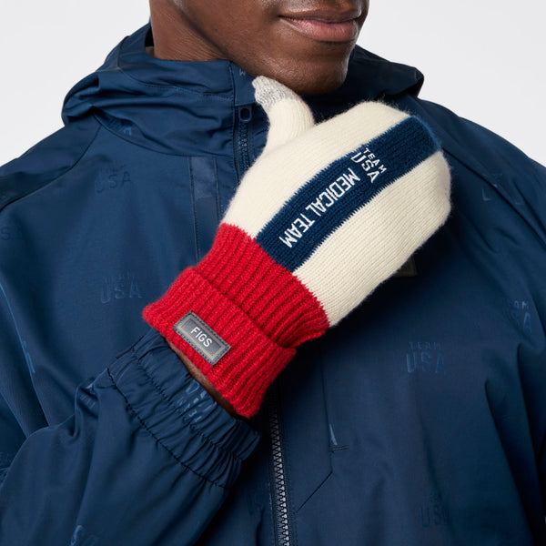 unisex Off White FIGS x Team USA - Knitted Gloves