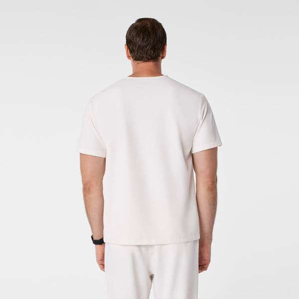 men's Off White Leon - Three-Pocket Scrub Top™