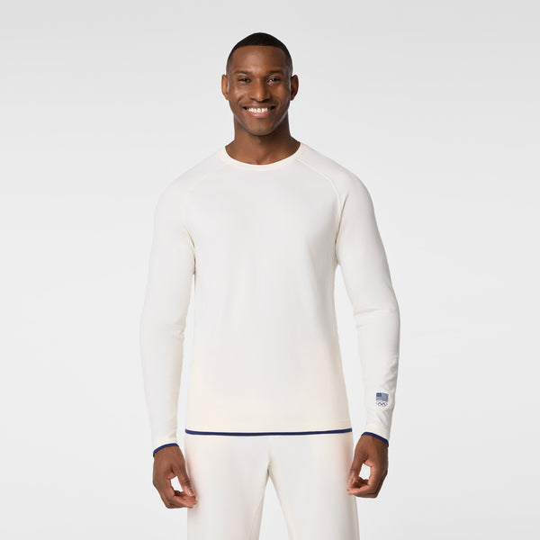 men's Off White FIGS x Team USA Makato Seamless - Longsleeve Underscrub