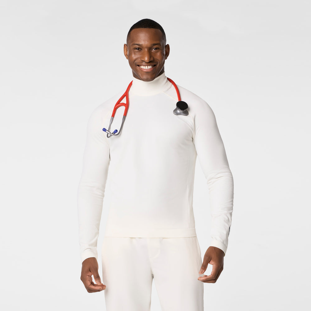 men's Off White FIGS x Team USA Mock Neck - Longsleeve Underscrub