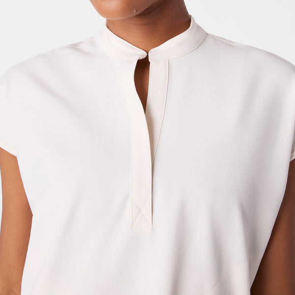 women's Off White Rafaela - Oversized Scrub Top™