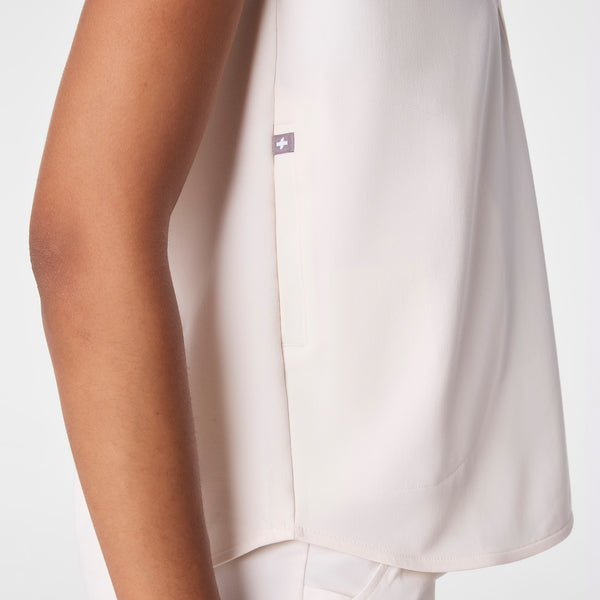 women's Off White Rafaela - Oversized Scrub Top™