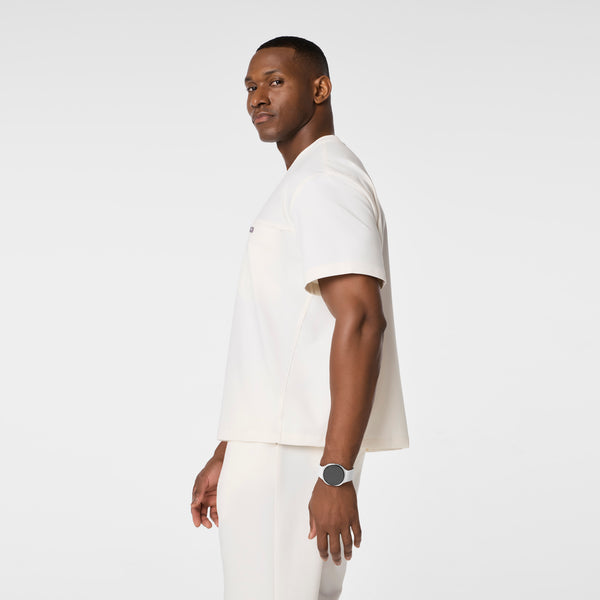 men's Off White FIGS x Team USA Relaxed Crewneck - Scrub Top