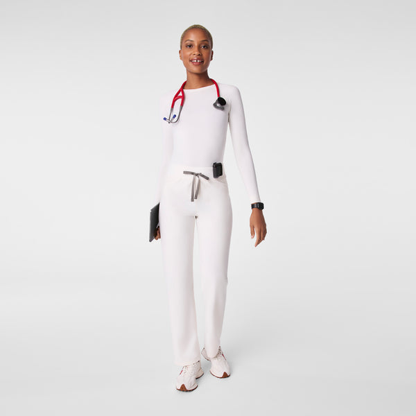 women's Off White Salta Seamless - Longsleeve Underscrub
