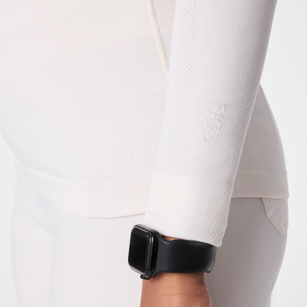 women's Off White Salta Seamless - Longsleeve Underscrub