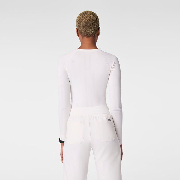 women's Off White Salta Seamless - Longsleeve Underscrub