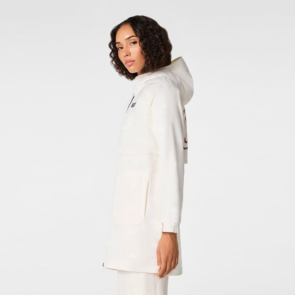 women's Off White FIGS x Team USA On-Shift Stadium Jacket™