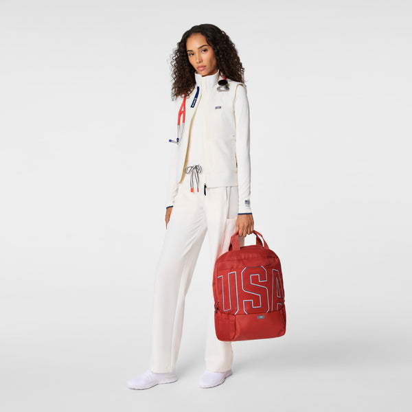 women's Off White FIGS x Team USA Off-Shift - Float Bomber Vest™