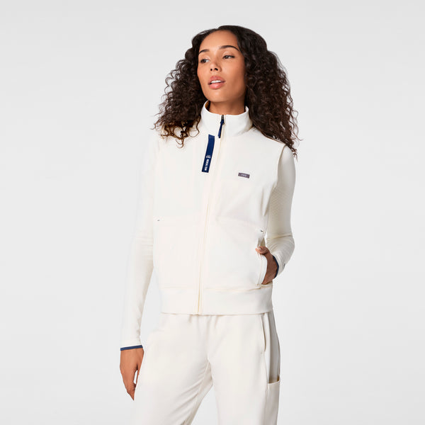 women's Off White FIGS x Team USA Off-Shift - Float Bomber Vest™