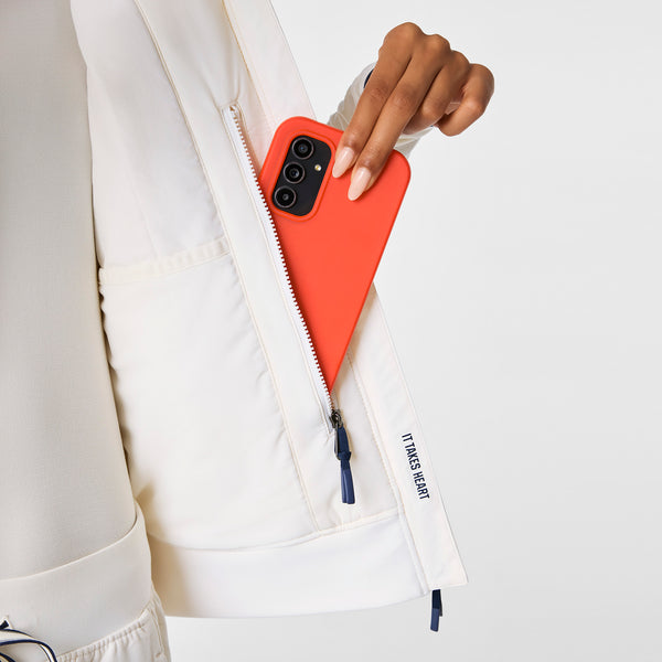 women's Off White FIGS x Team USA Off-Shift - Float Bomber Vest™
