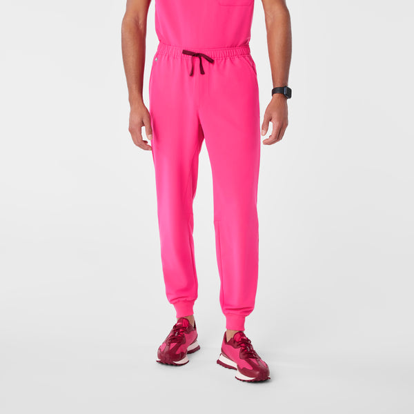 men's Shocking Pink Tansen - Short Jogger Scrub Pant™