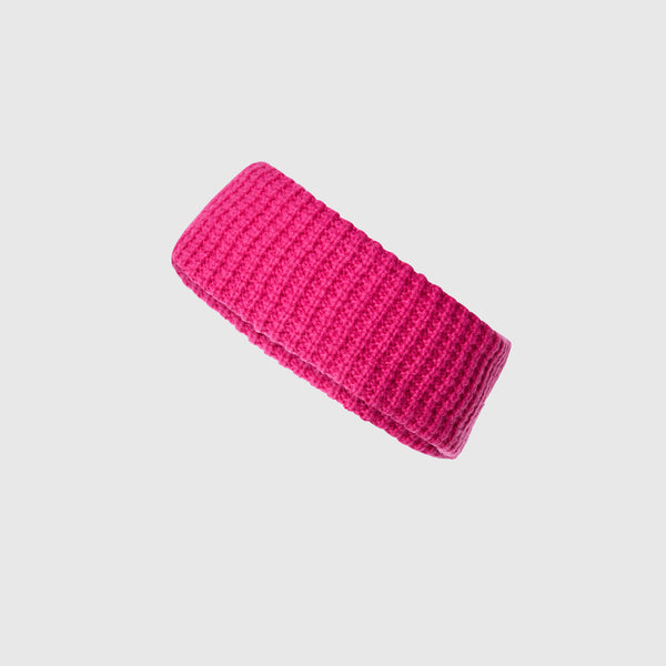 Shocking Pink Waffle Earwarmer