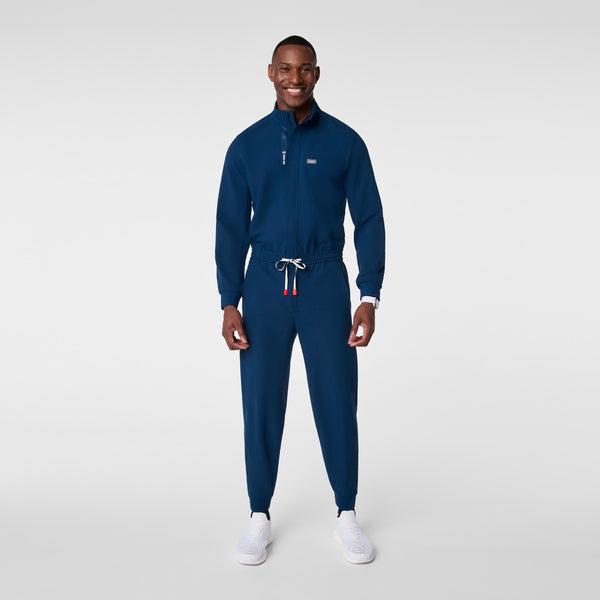 men's Team USA Blue FIGS x Team USA FIBREx Mock Neck Longsleeve - Scrubjumpsuit™